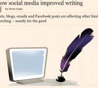 How social media has improved writing